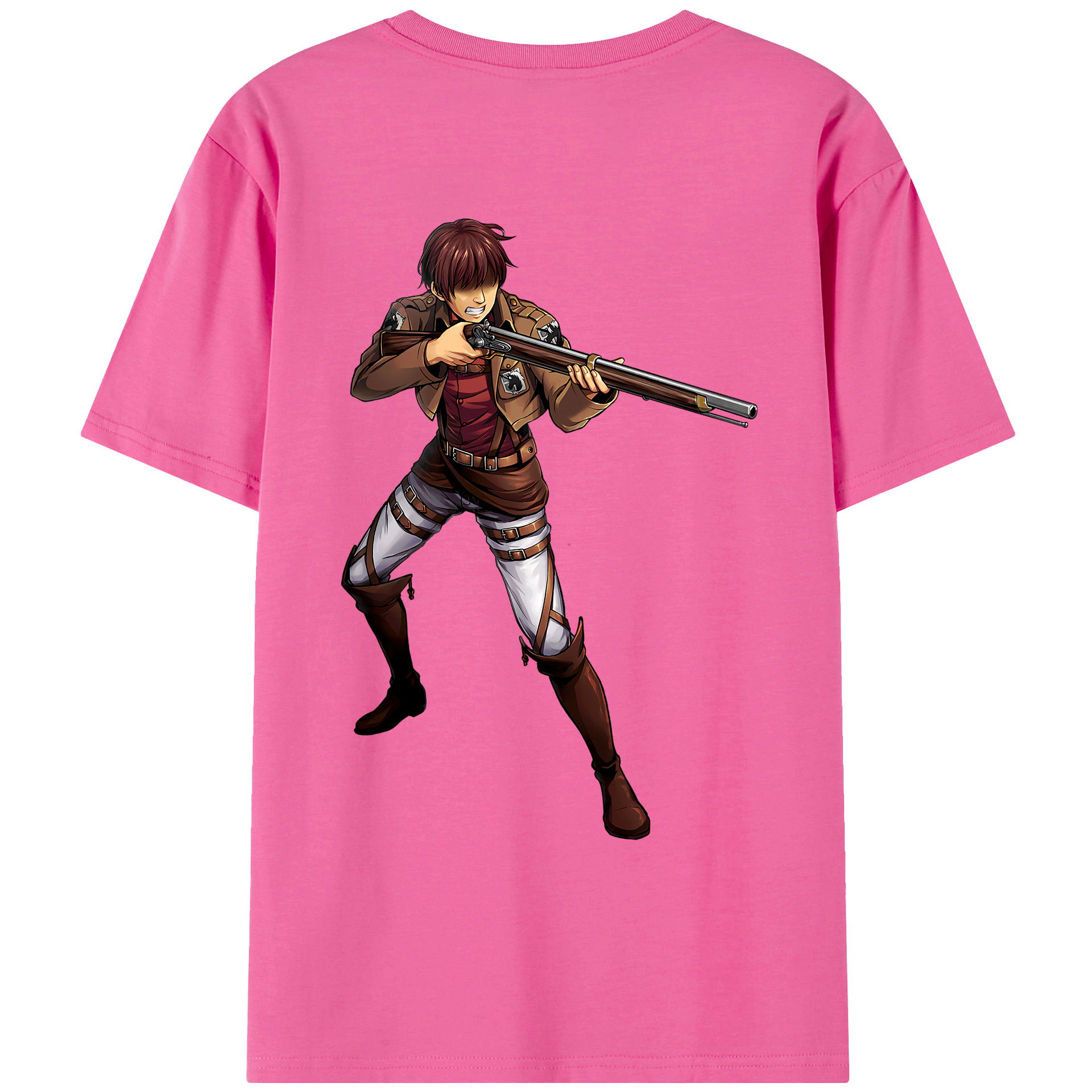 （画像用） 進撃の巨人 Attack on Titan レディース半袖Tシャツ(バックプリント)